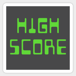 High Score Green Magnet